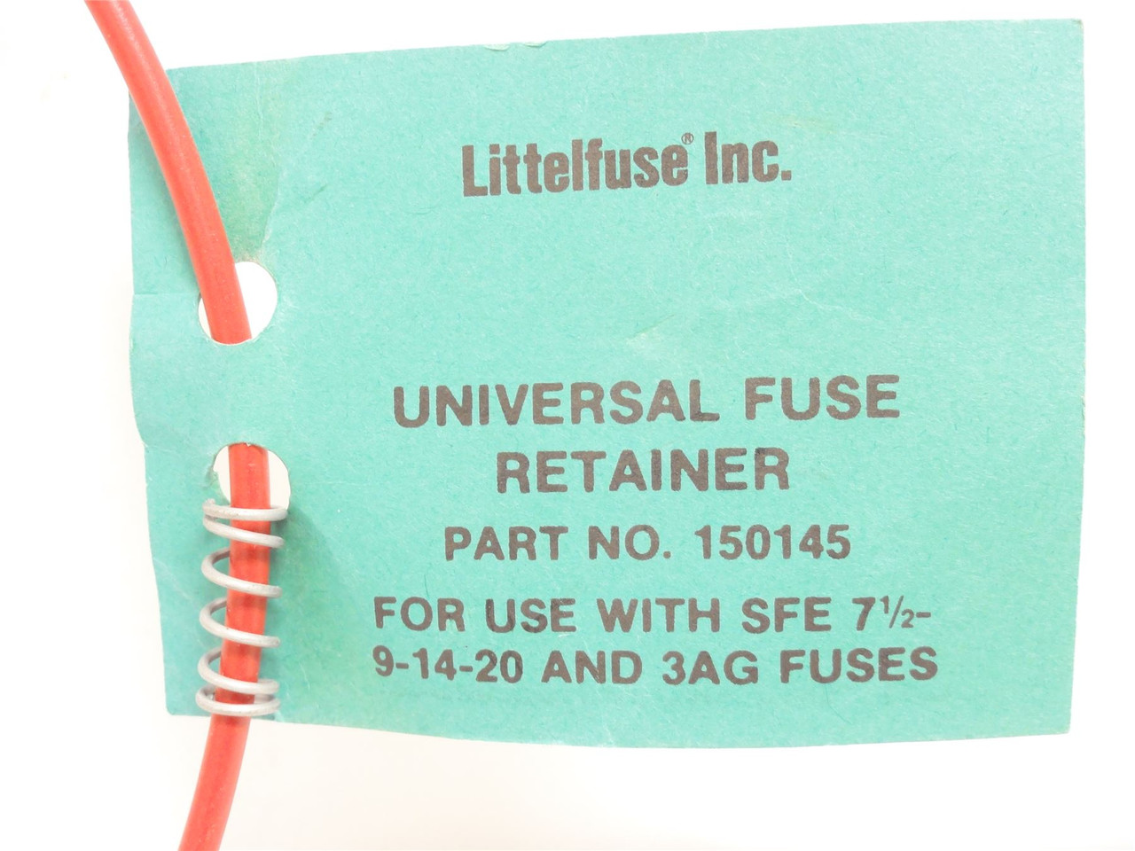 Littlefuse 150145; Universal Fuse Retainer ; 20A; 32V; 1 Pole