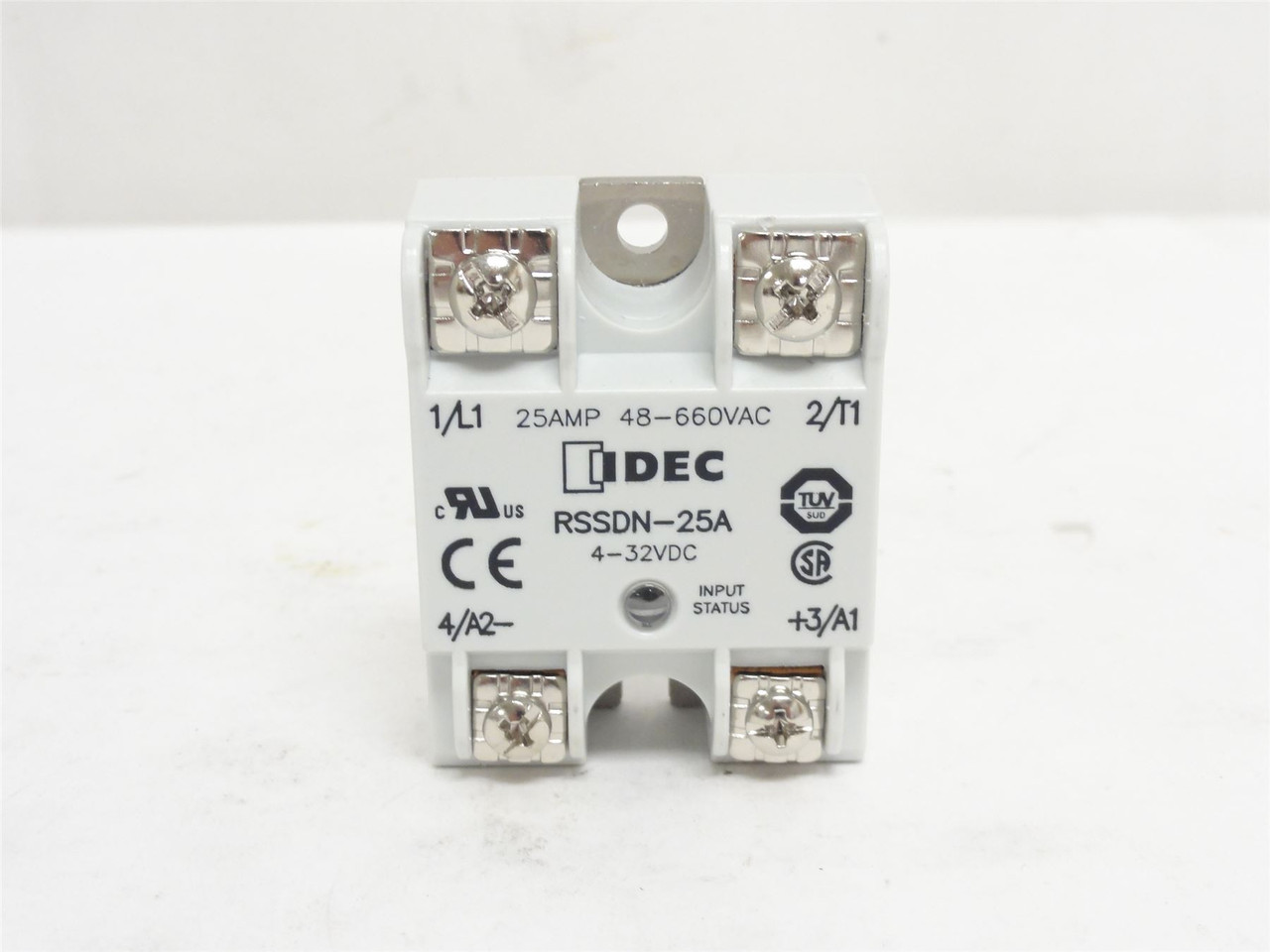 Idec RSSDN-25A; Solid State Relay; 25A; 48-660VAC; 4-32VDC