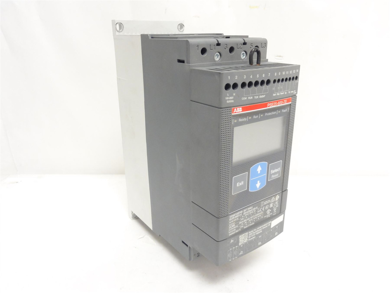 ABB 1SFA897102R7000; Soft Starter PSE25-600-70; 25A; 600VAC; 7.5kW