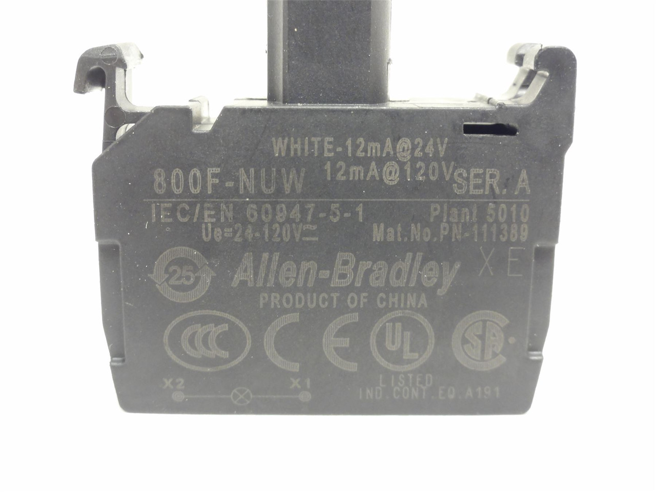Allen-Bradley 800F-NUW; Integrated LED Lamp Module 24-120V