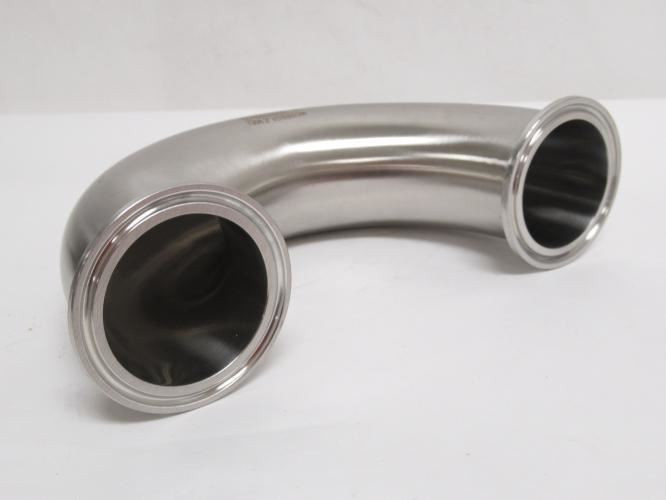 Sanitary Solutions C62UMP-2; 180 DegBend SS-304; 2" Clamp