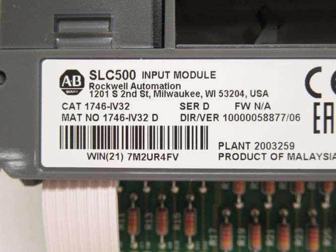 Allen-Bradley 1746-IV32; Input Module; 32-Channel; 24VDC