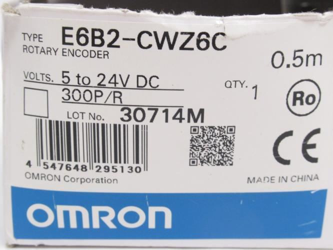 Omron E6B2-CWZ6C; Rotary Encoder; 5-24VDC; 300 P/R