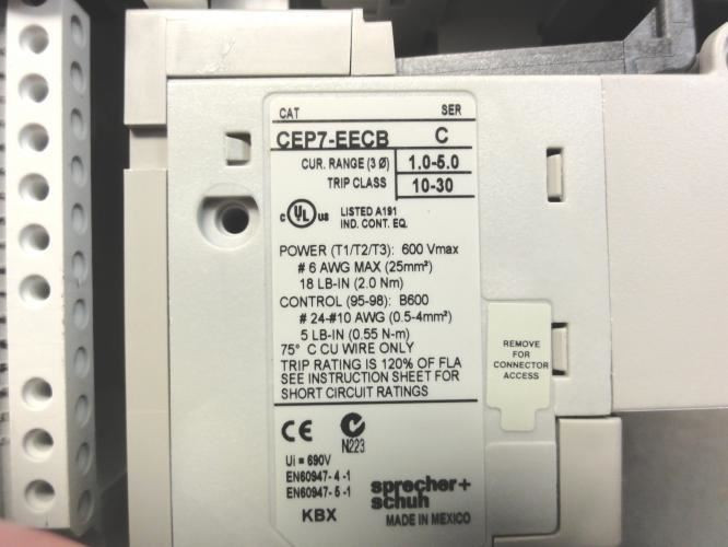 sprecher+schuh CLUT723120B2H40A10ECI; Reversing Starter 4.0A