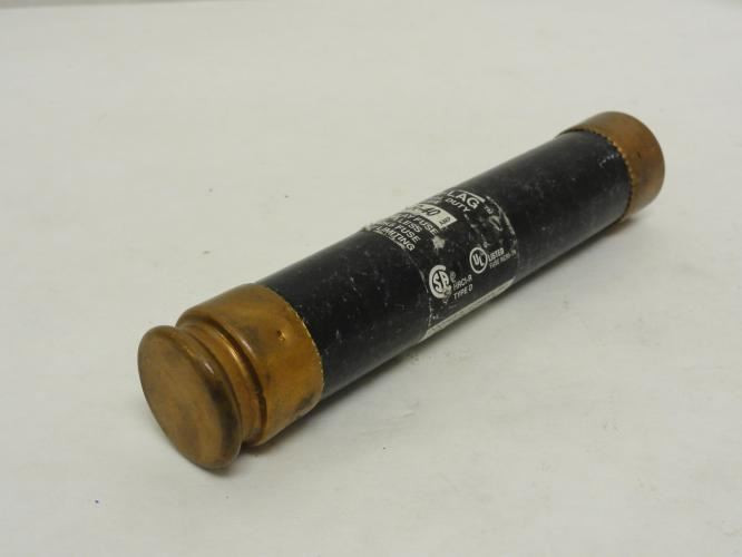 Cooper-Bussmann DLS-R-40; Time Delay Fuse; 40A; 600VAC