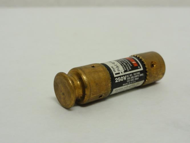 Cooper FRN-R-1-8/10; Time Delay Dual Element Fuse; 1-1/8A; 250V