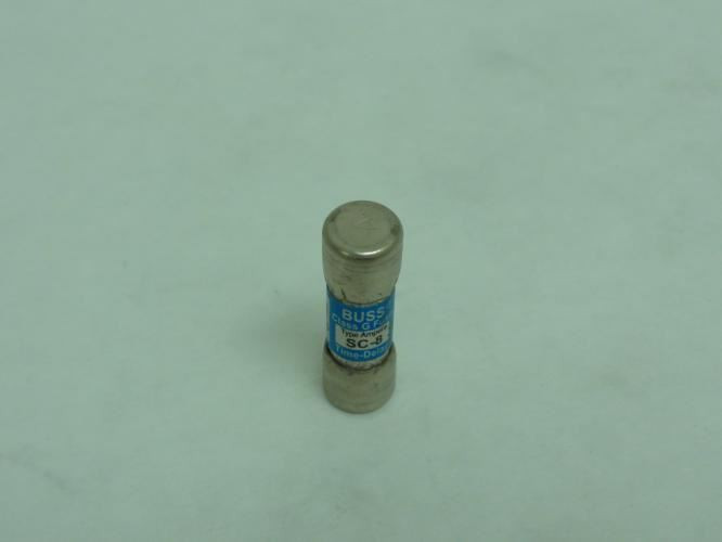 Bussmann SC-8; Time Delay Melamine Fuse 8A; 600VAC/170VDC