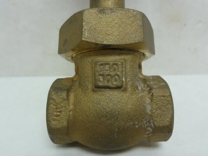 Milwaukee 1151-1/2"; Bronze Gate Valve; 1/2 Fnpt; Class: 150