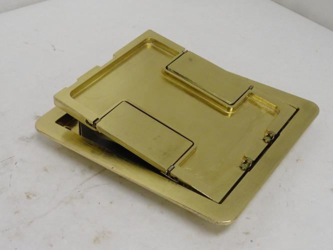 WireMold S38CCTCBS; Brass Plated Cover Assy; NO O-RINGS
