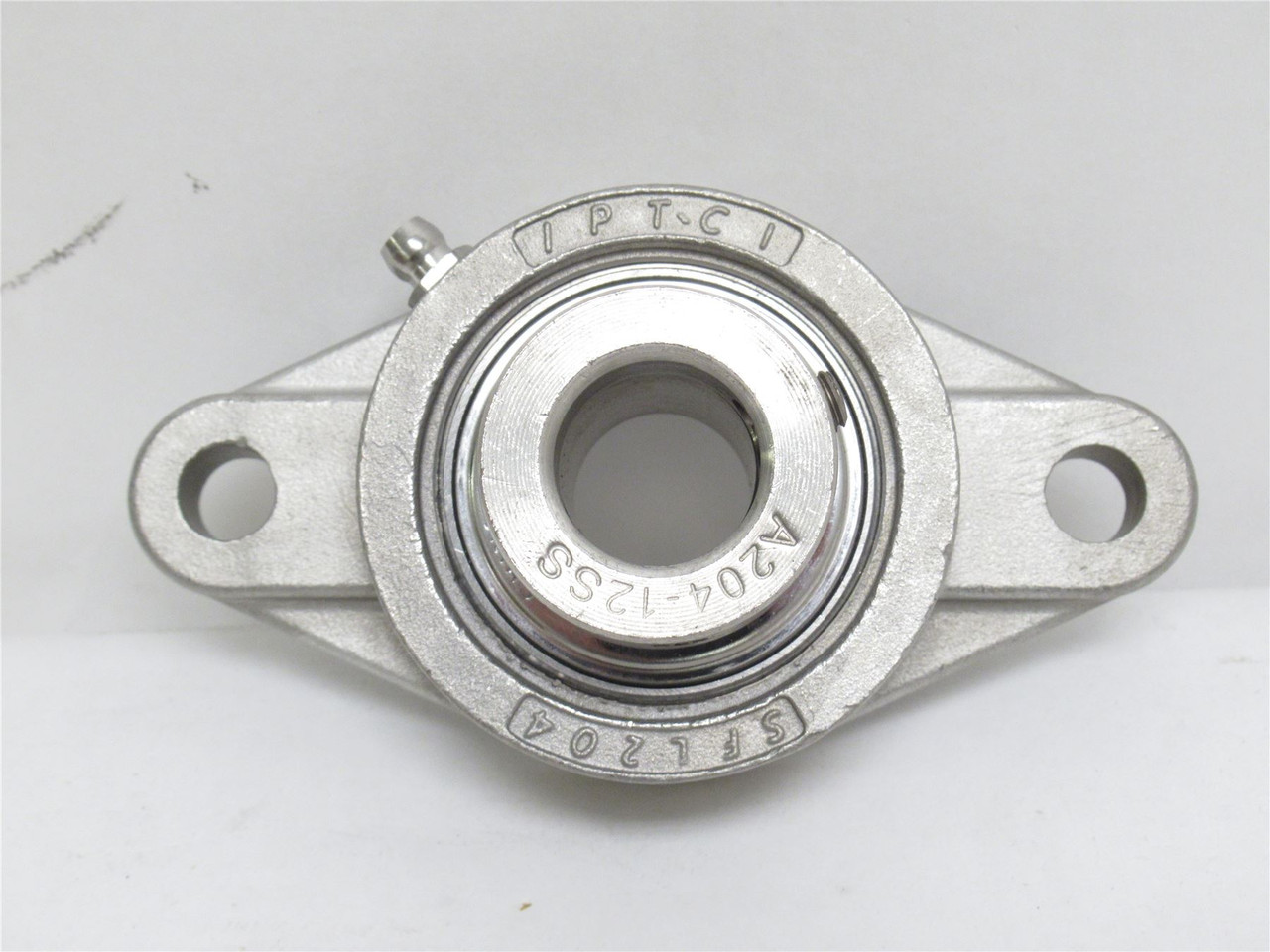 IPTCI SNASLF 204 12; Flange Bearing; SS; 3/4"ID; 2-Bolt