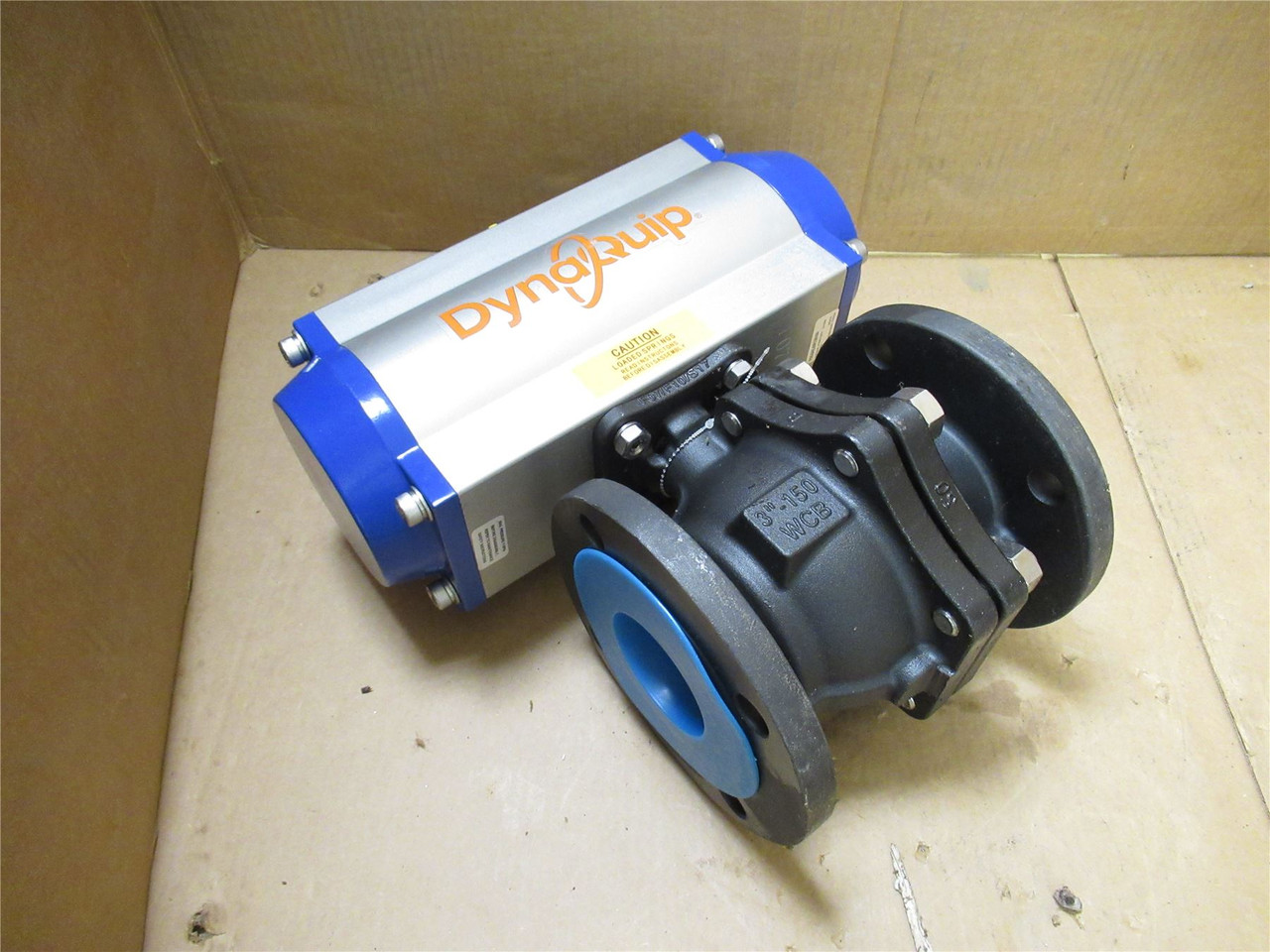 DynaQuip V5C6.EJ; Actuated Flanged Valve; Class: 150; Size 3"
