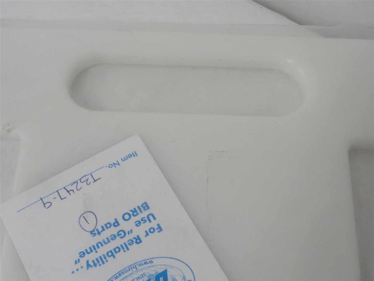 Biro T3247-9; Feed Handle; Nylon; Lexan Hopper