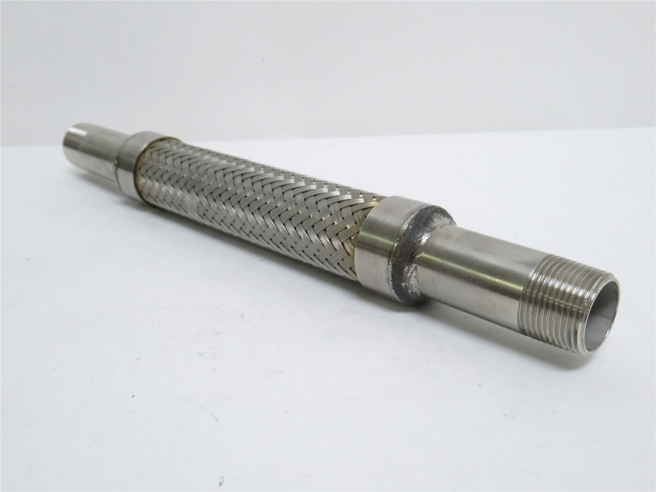 MFG- MDL-UNKN-237071; Braided SS Hose; 3/4NPT; 12" Long