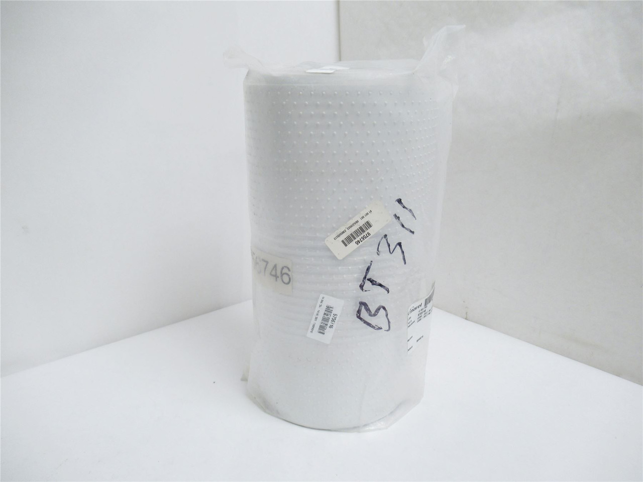 Marel 9755746; Dimpled Infeed Belt 3' Long x 14" Width; White