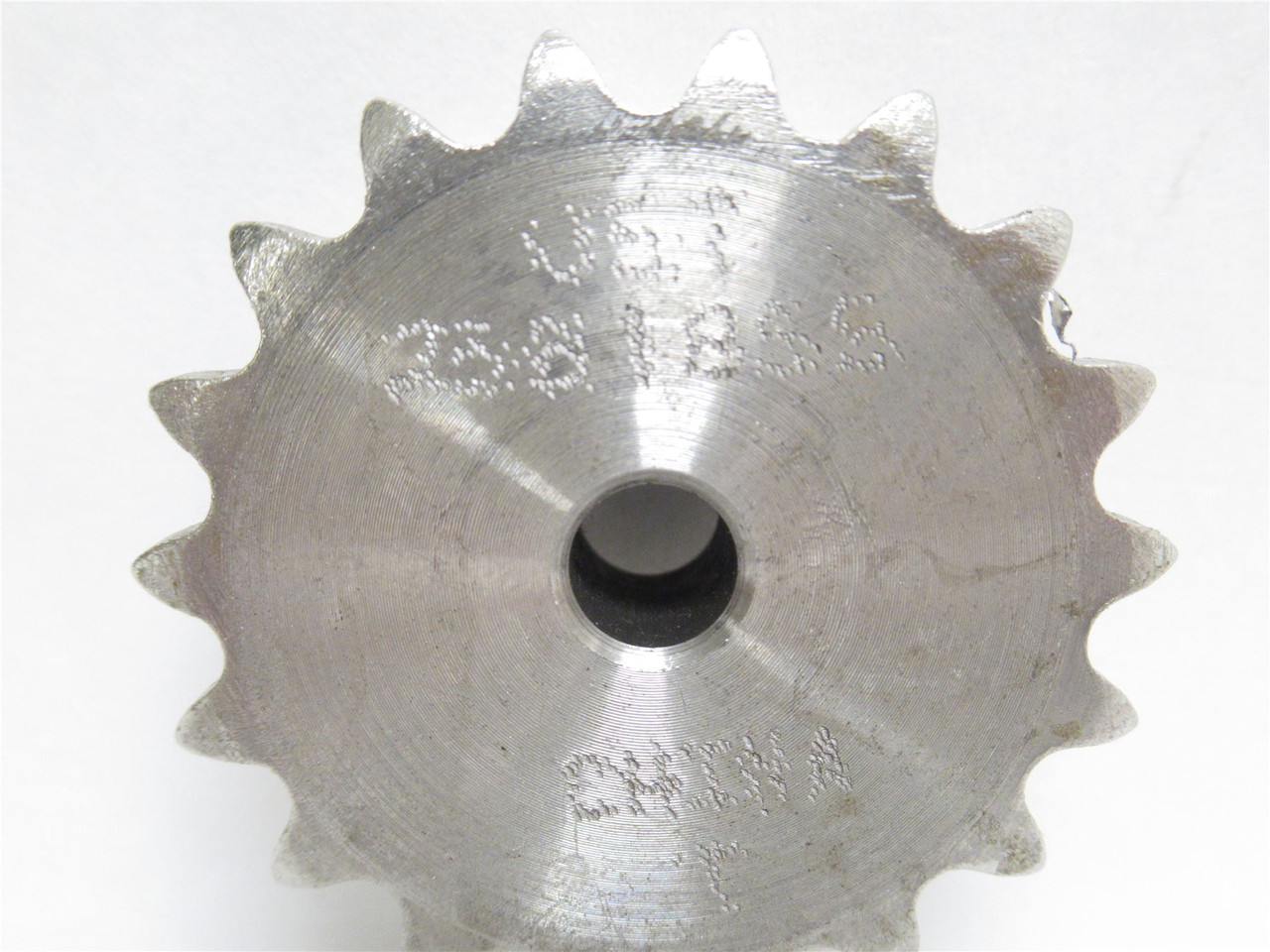 US Tsubaki 25B18SS-1/4; Sprocket #25 SS; 18T; 1/4"ID No Keyway