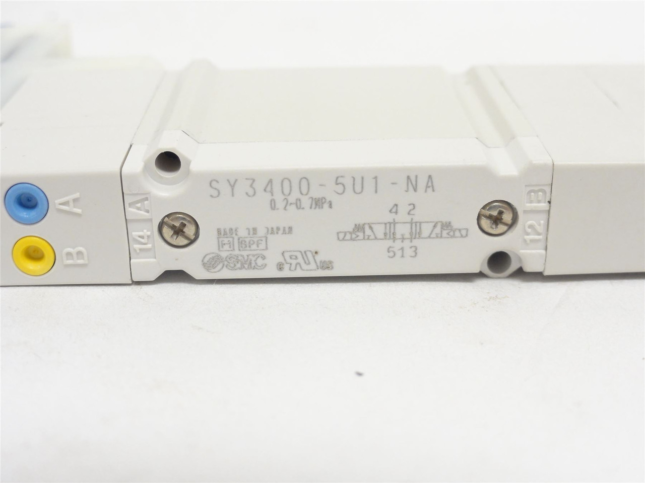 SMC SY3400-5U1-NA; Solenoid Air Valve; 0.2-0.7MPa