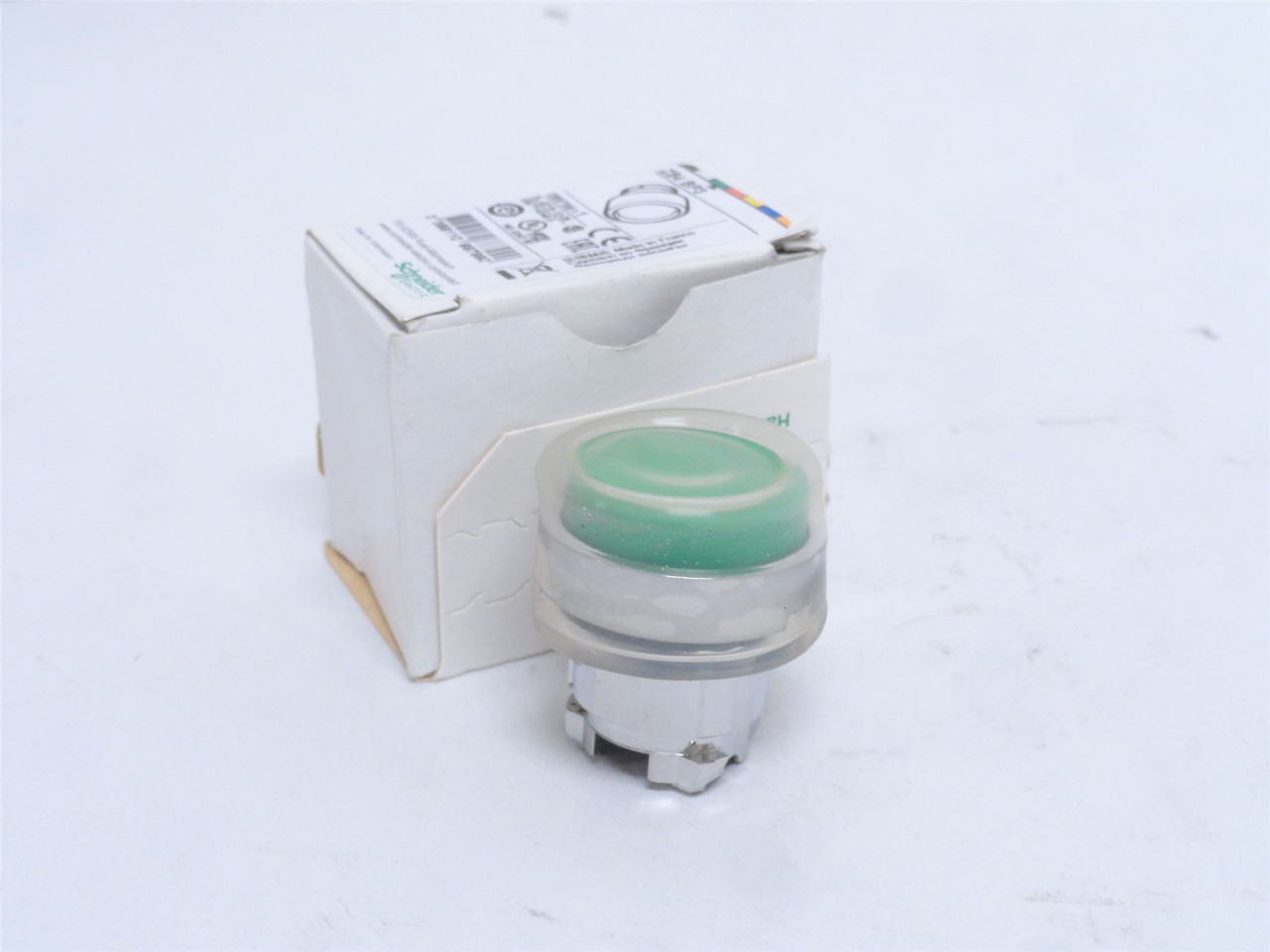 Schneider ZB4-BP3; Pushbutton; Green; Non-Illuminated