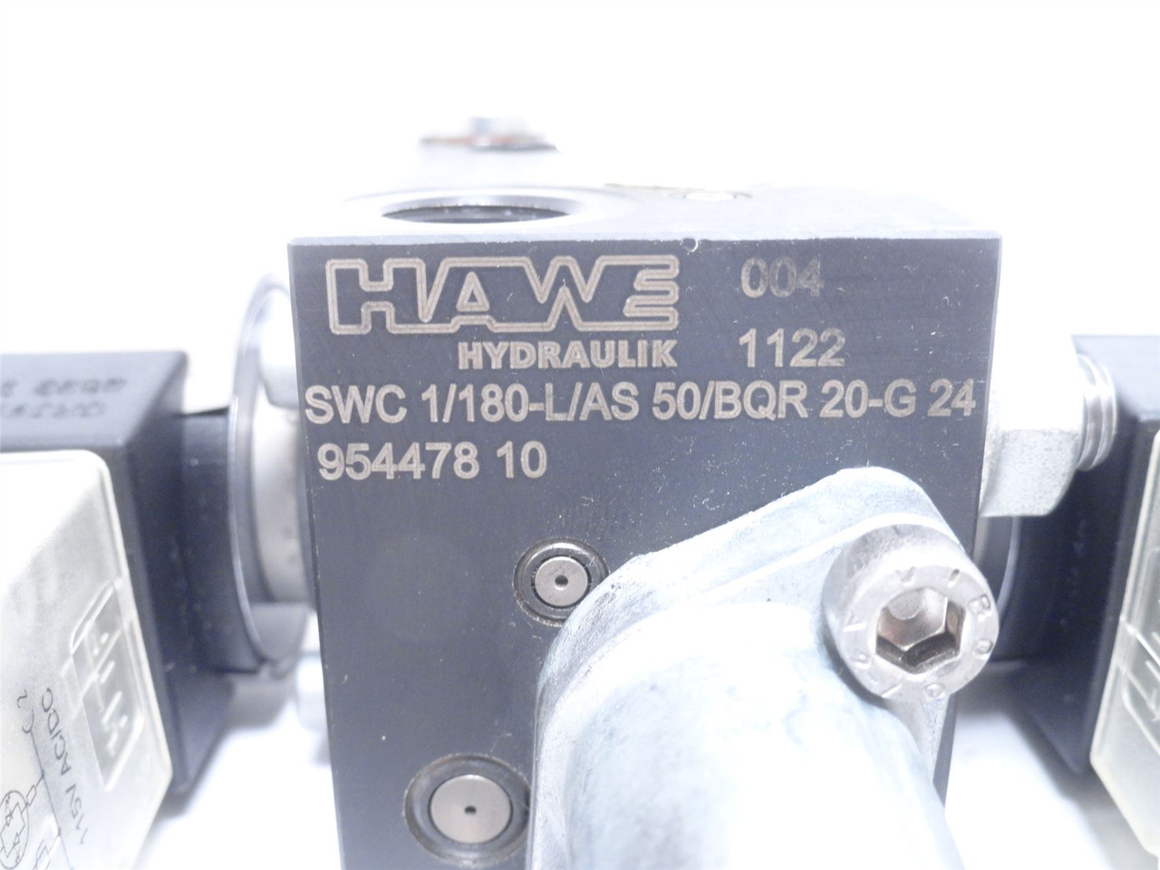 HAWE SWC 1/180-L/AS 50/BQR 20-G 24; Vemag Control Valve