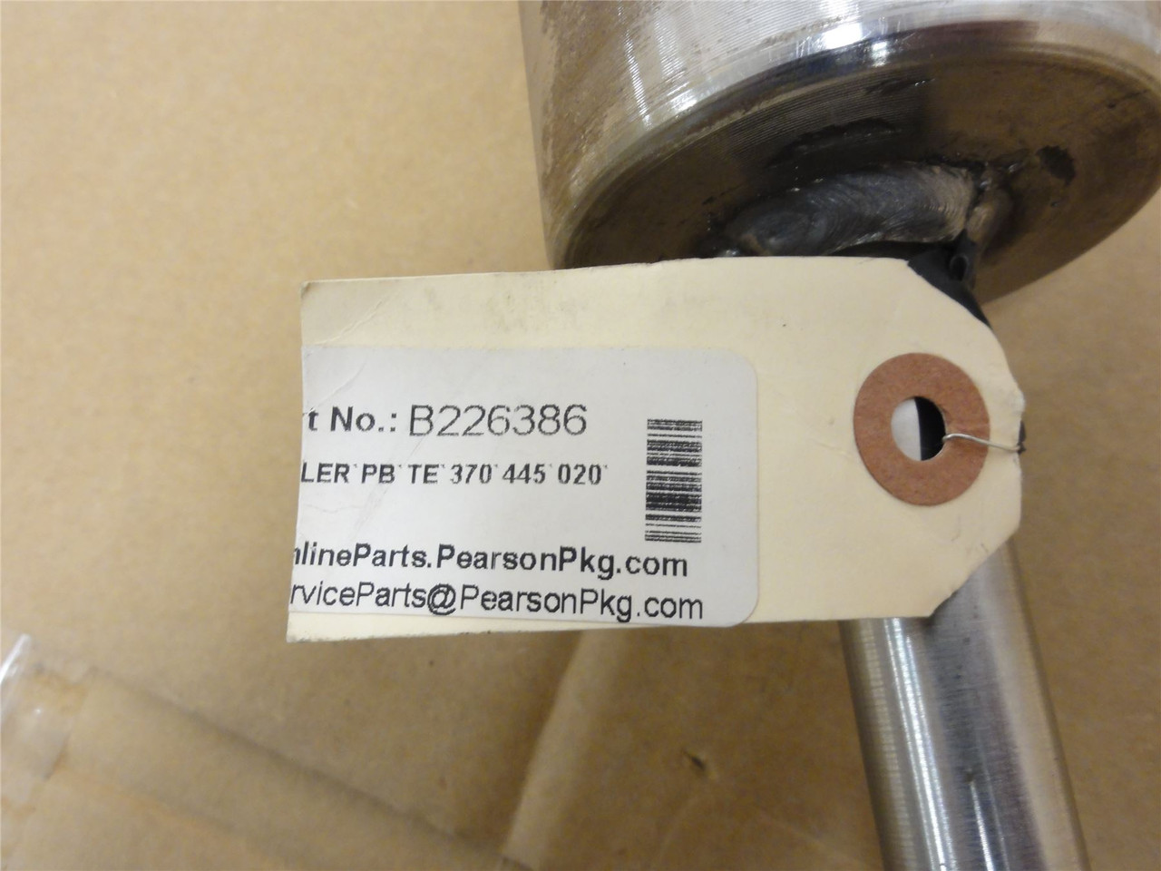 Pearson B226386; Speed-Up Roller 37" Belt Width x 72mmOD