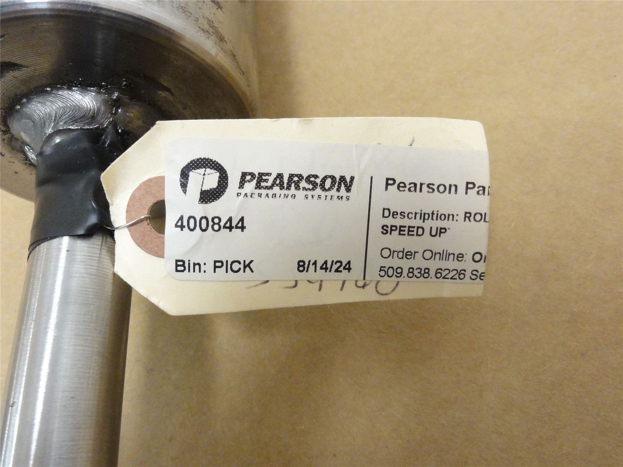 Pearson B226386; Speed-Up Roller 37" Belt Width x 72mmOD