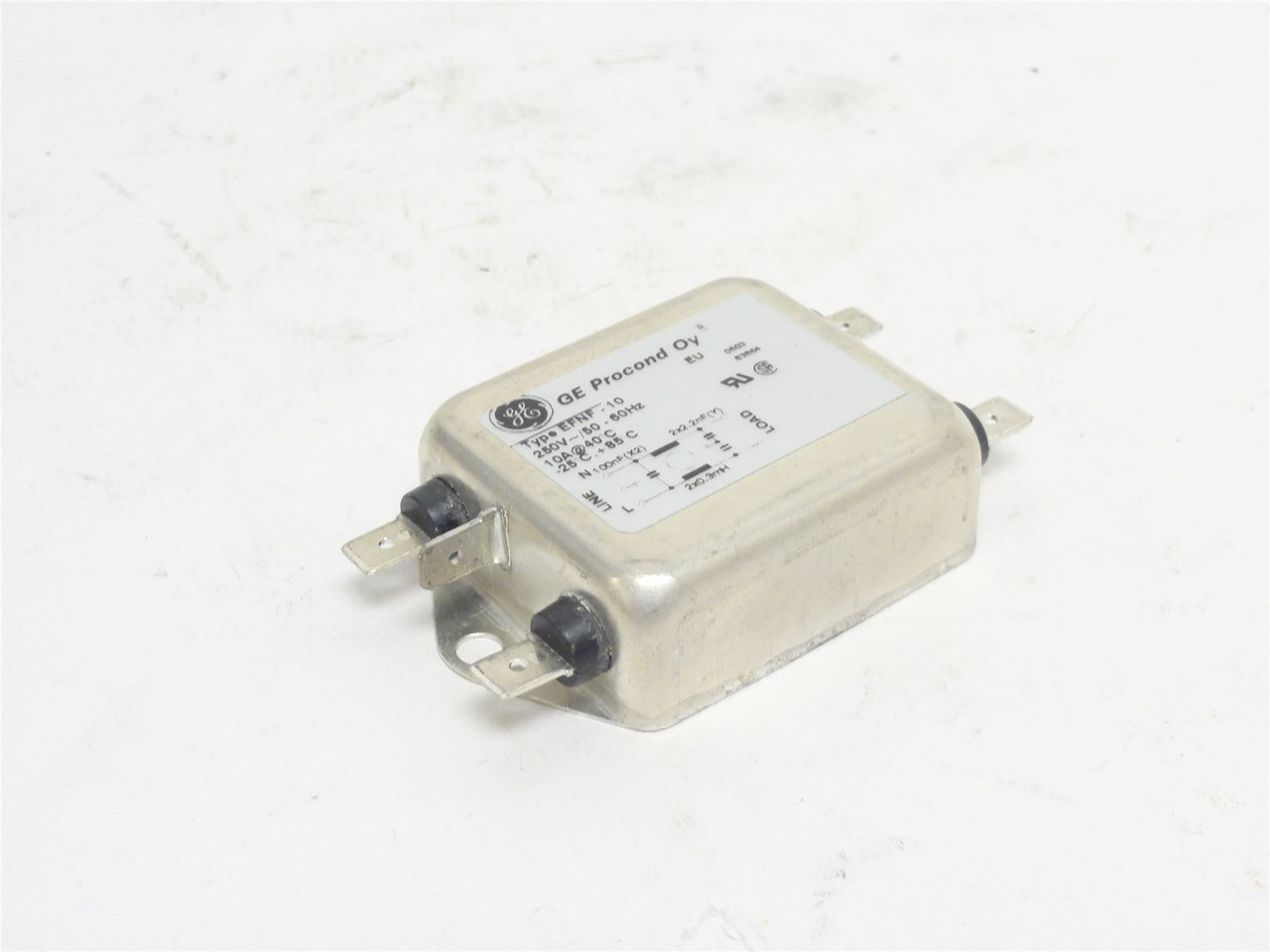 GE EFNF-10; RFI/EMI Filter; 10 Amps; 250VAC
