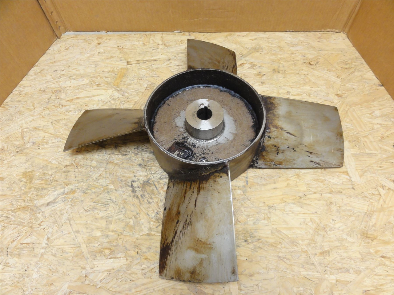 Alkar Rapidpak 70359; Radial Fan Blade; SS; 30mmID; 23-1/4"OD