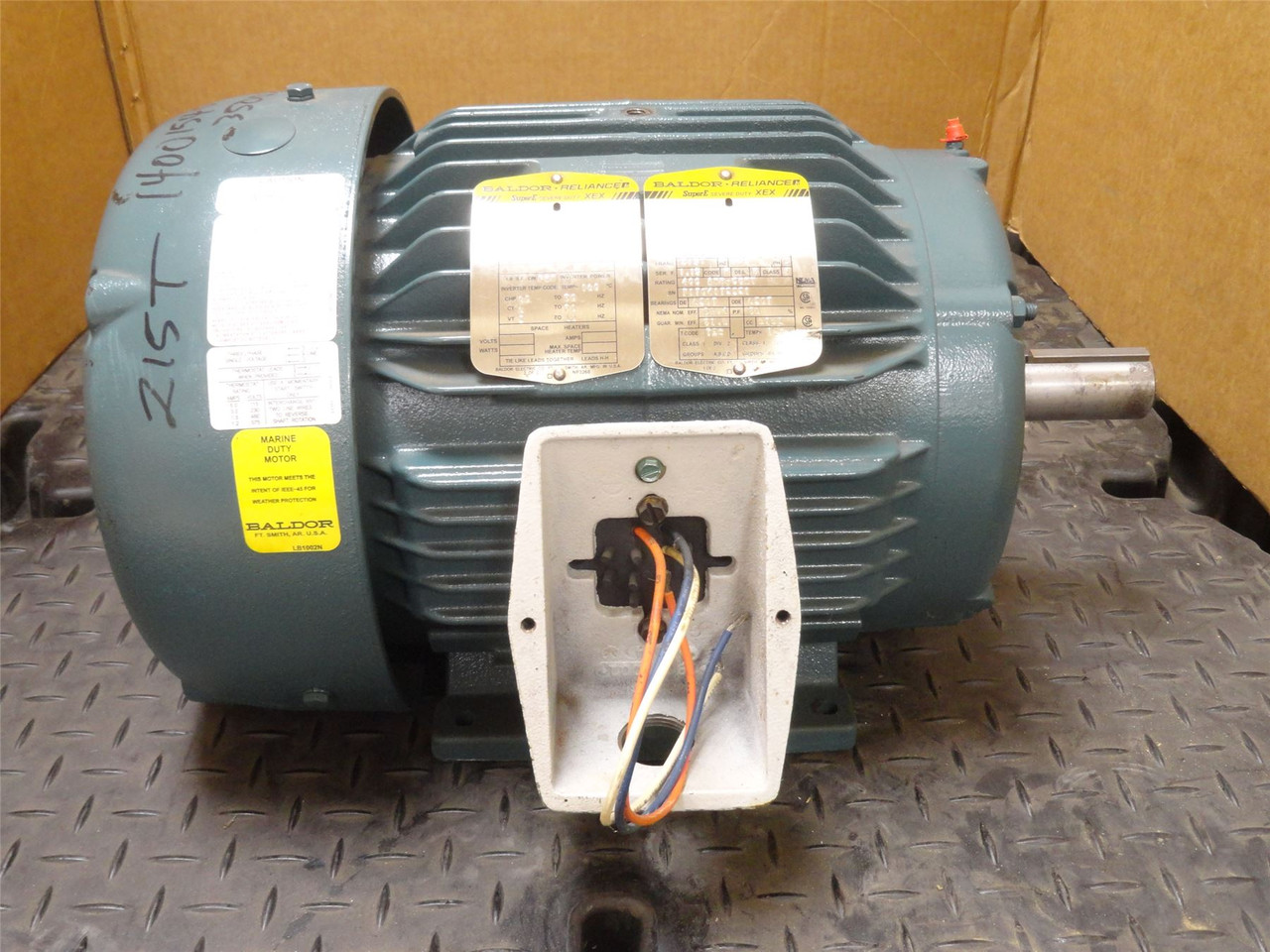 Baldor ECP3771T-4; Severe Duty Motor 10HP 460VAC; 3500RPM