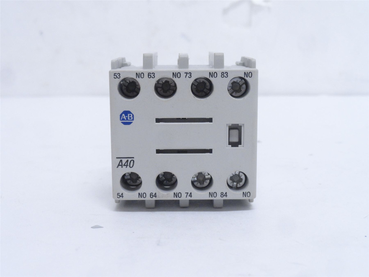 Allen-Bradley 100-FA40; Aux-Contact Block; 4-NO; 10A; 600VAC