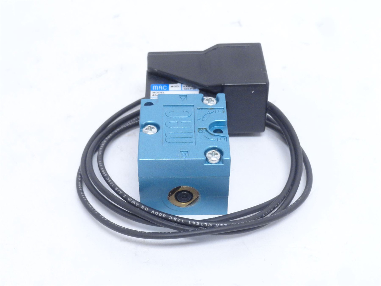 Macrmatic 45A-FA2-DAAA-1CM; Solenoid Valve 0-120PSI; 110/120V