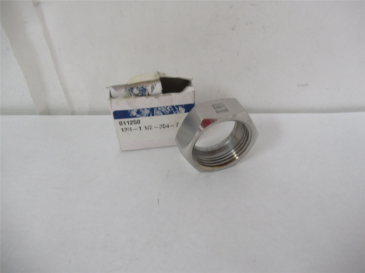 Alfa Laval 13H-1 1/2 304; Sanitary Bevel Seat Nut 1-1/2"