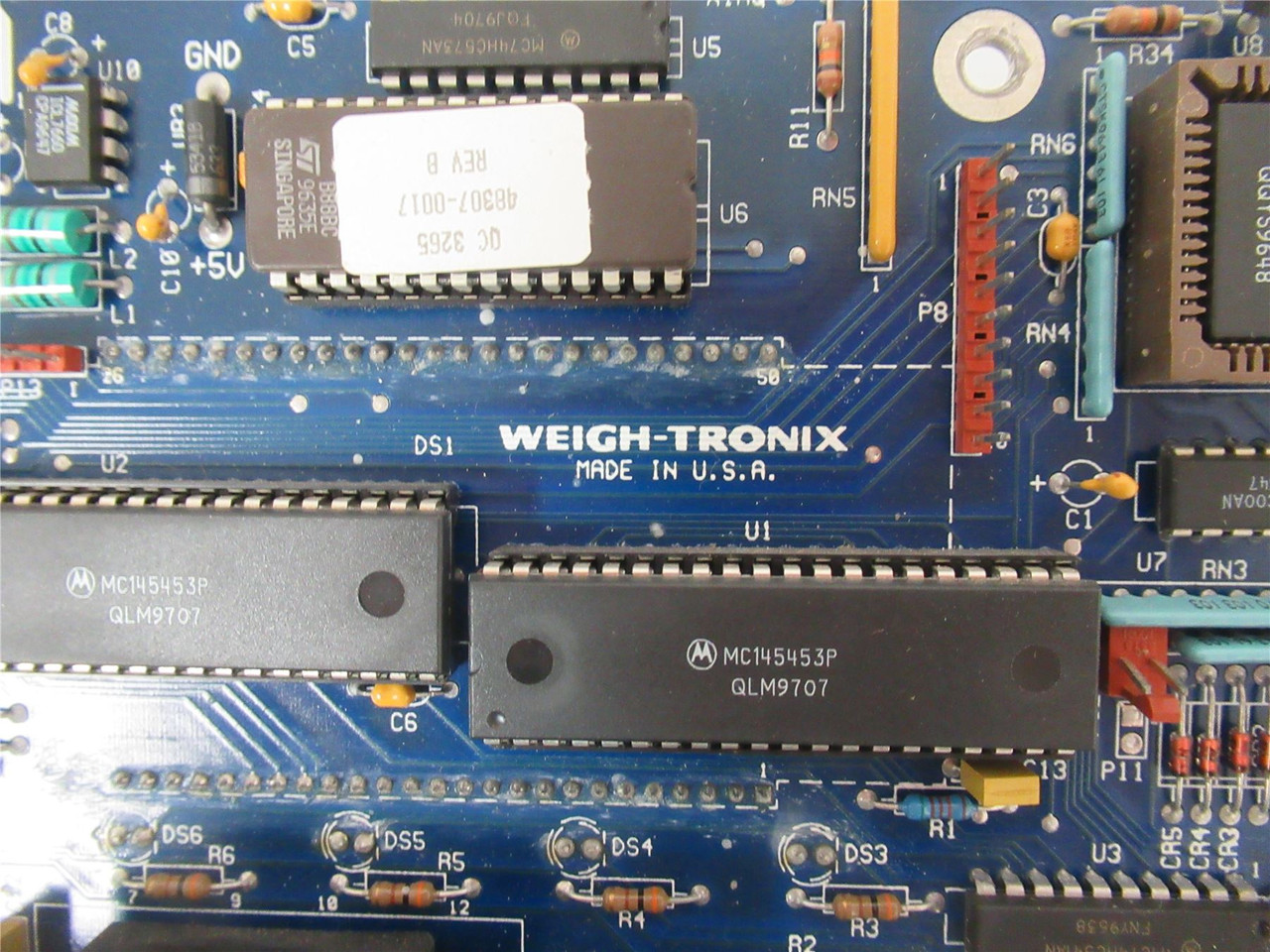 Weigh-Tronix D48168; Display Circuit Board Avery Weigh-Tronix