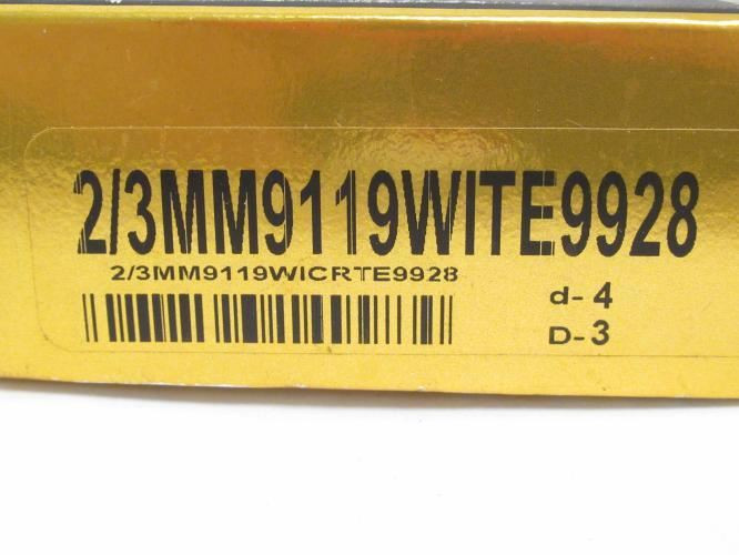 Timken 2/3MM9119WITE9928; Angular Contact Bearing; 95mmID