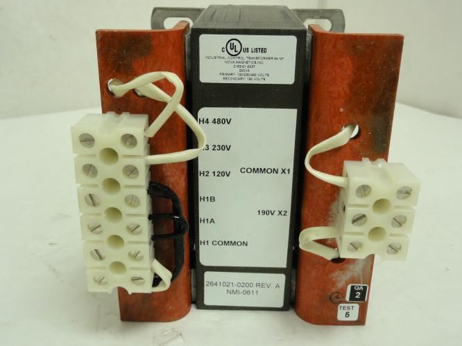 Nova  2641021-0200; Transformer; 200vA; 120/230/480/190V