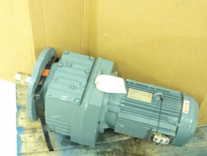 SEW-EuroDrive RF87DRN100L4/ES7A/DH; Gear Motor; 220/480V; 72:1