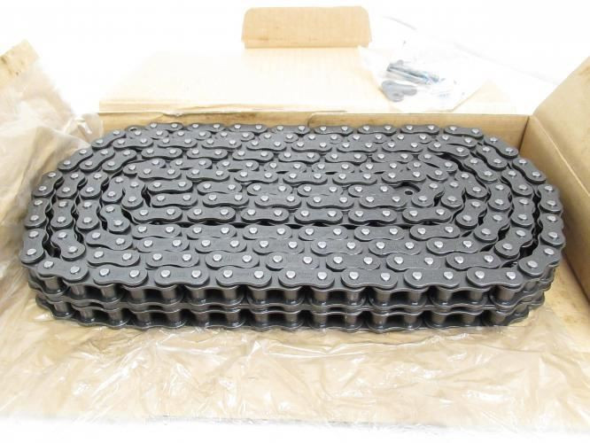 Tsubaki RS40-2-RP-U; Double Strand Roller Chain # 40; 10' Length