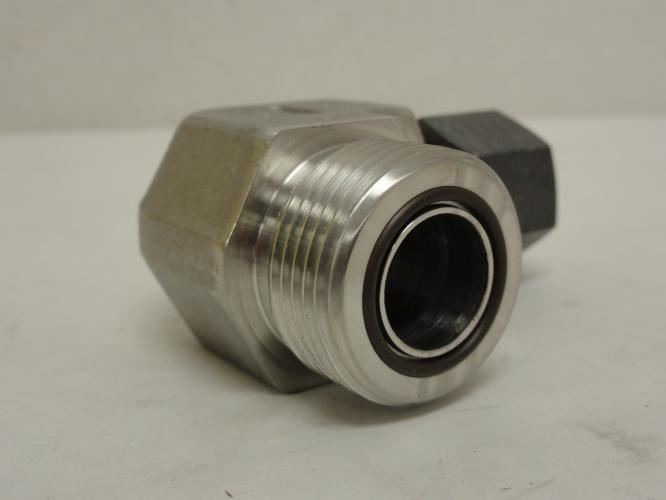 SSP S16-8SE; Elbow 90Deg SS-316; 1 OFS Swivel x 1/2 OFS Male