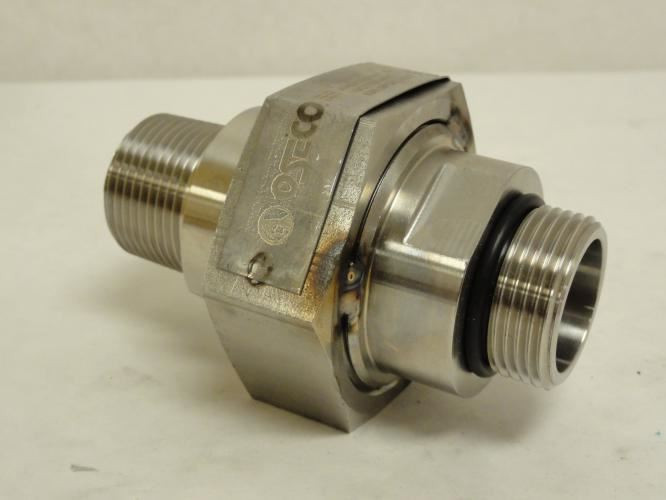 Oseco Z-0221-02 1"; Threaded Rupture Disc Holder; W/Disk; SS