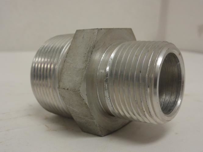 Parker 1 1/4 x 1 FF-S; Lot-2; Pipe Nipple 1-1/4 NPS to 1 NPS