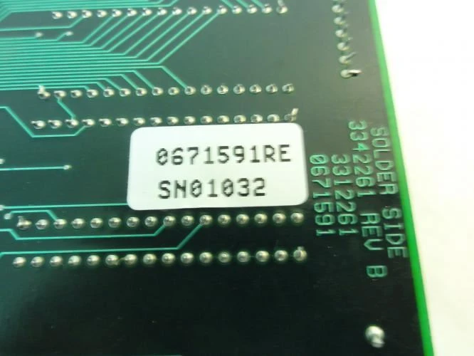 Markem 0671591RE; Processor Board; 3342261 Rev B