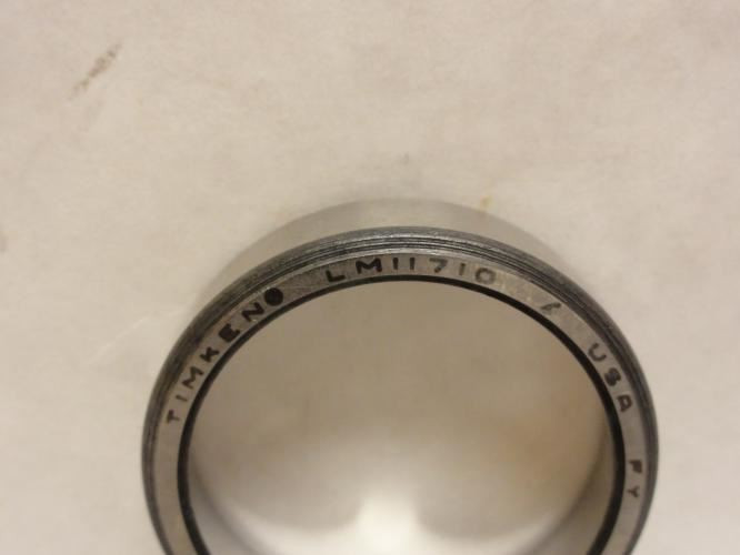 Timken LM11710; Bearing Cup 1-9/16" OD x 0.42" Wide