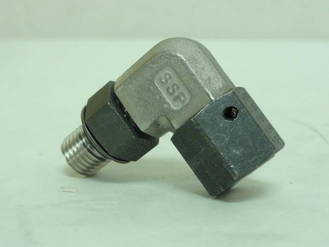 SSP AM4GE; Elbow 90Deg; SS-316; 1/4 OFS x 1/4 BOSS