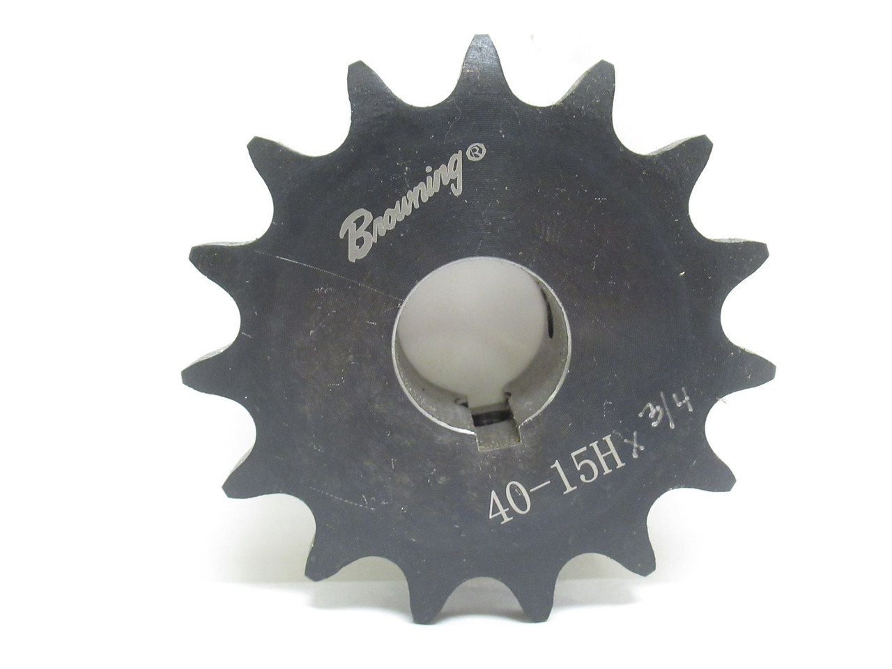 Browning H4015X3/4; Hardened Sprocket #40; 15 Teeth; 3/4"ID