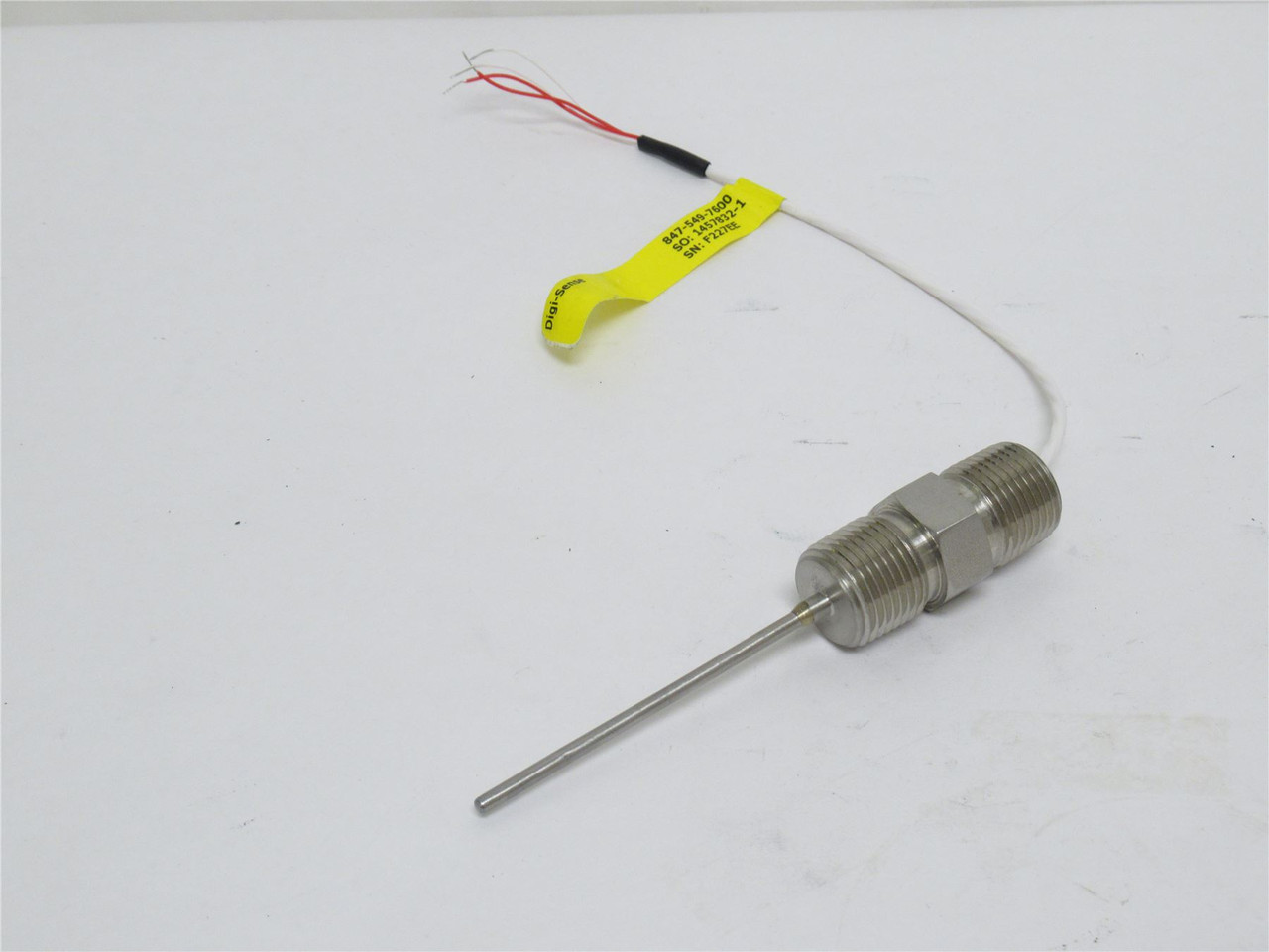 Digi-Sense 00200FR; Temp Probe; SS; Probe: 1/8"OD x 3" Long