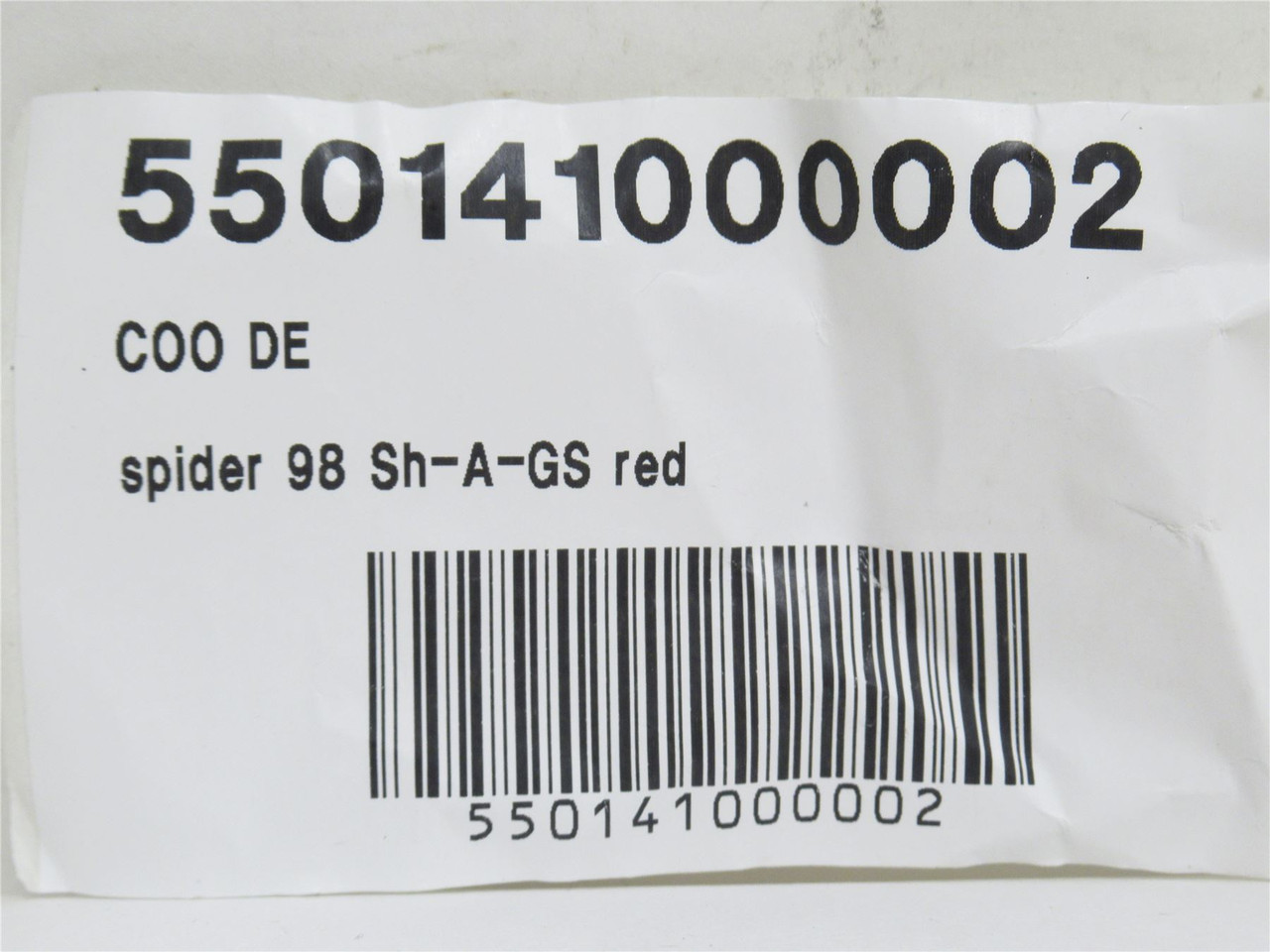 KTR 550141000002_; Lot-2; Jaw Coupler Spiders 98 SH-A-GS Red