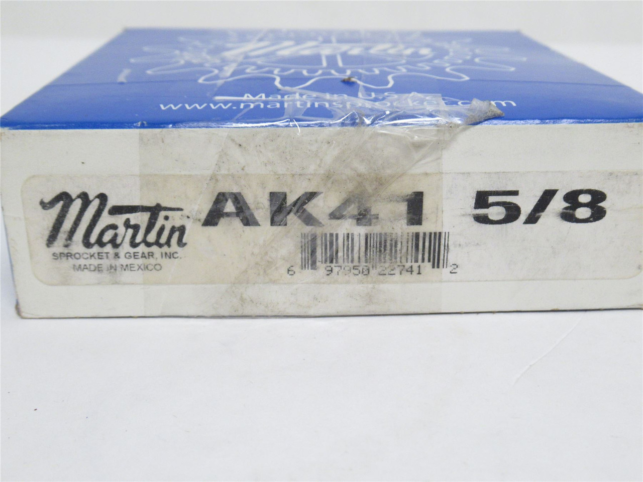 Martin AK41 5/8; V-Belt Pulley; 1Gr; 5/8"ID; Belt: 3L; 4L; A