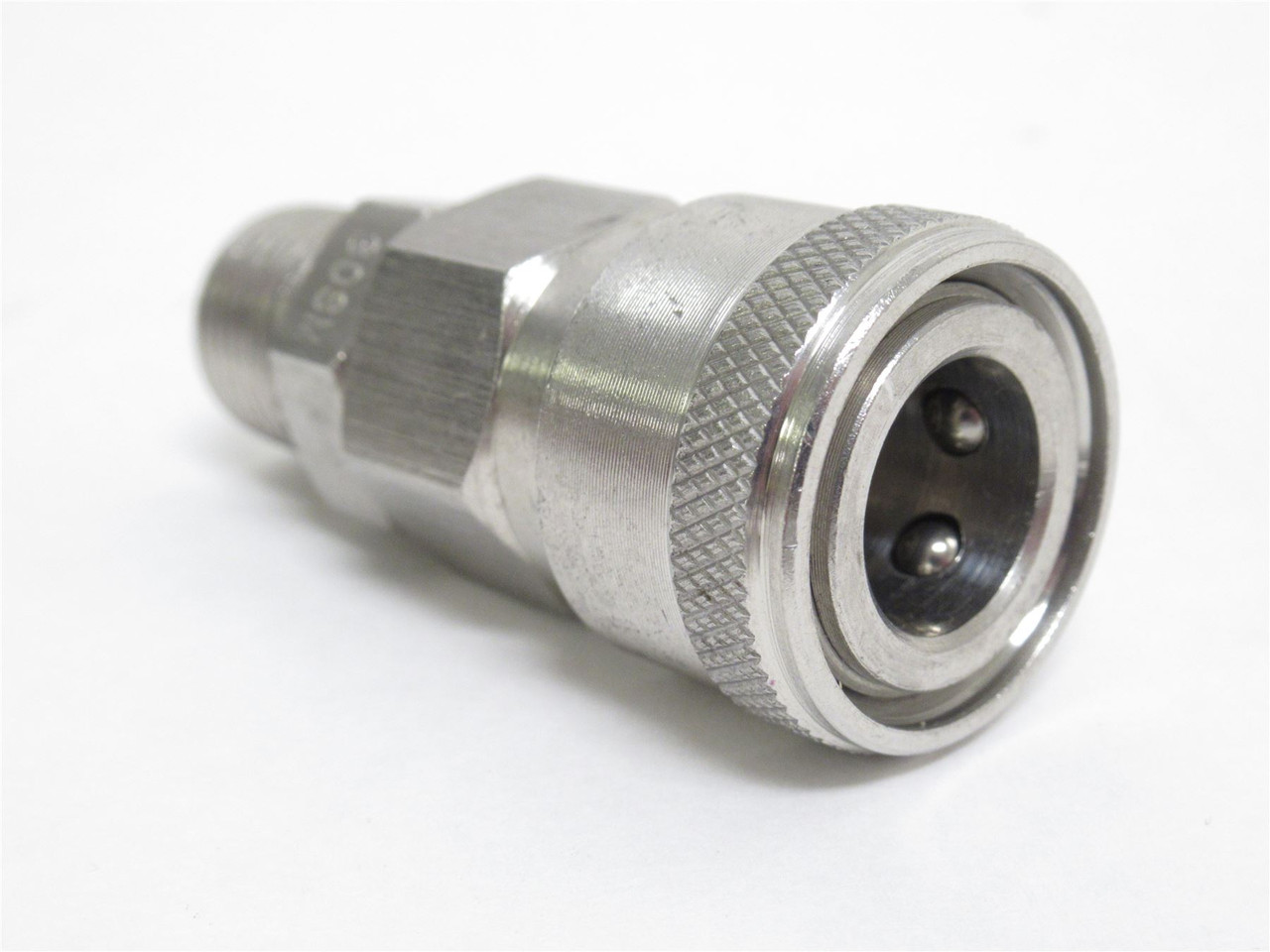 PacMac 95160051SS; Quick Connector; 3/8NPT x 1/2" Tube