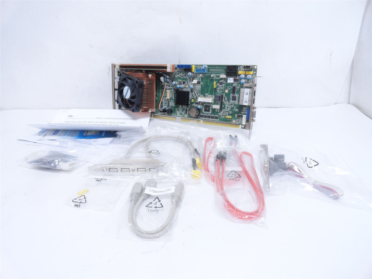 Advantech PCA-6028; SBC with VGA/DVI/Dual GbE LAN; JBT