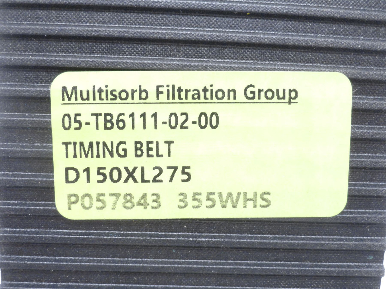 Megadyne D150XL275; Double Sided Timing Belt 15" L x 2-3/4" W