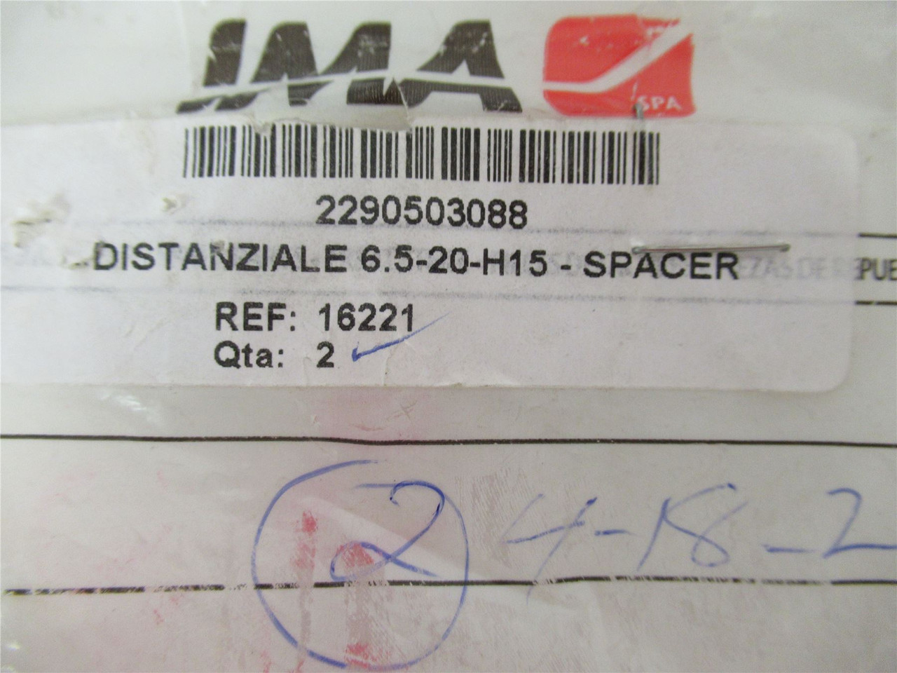 Ilapak  2290503088; Spacer Distanziale 6.5-20-H15