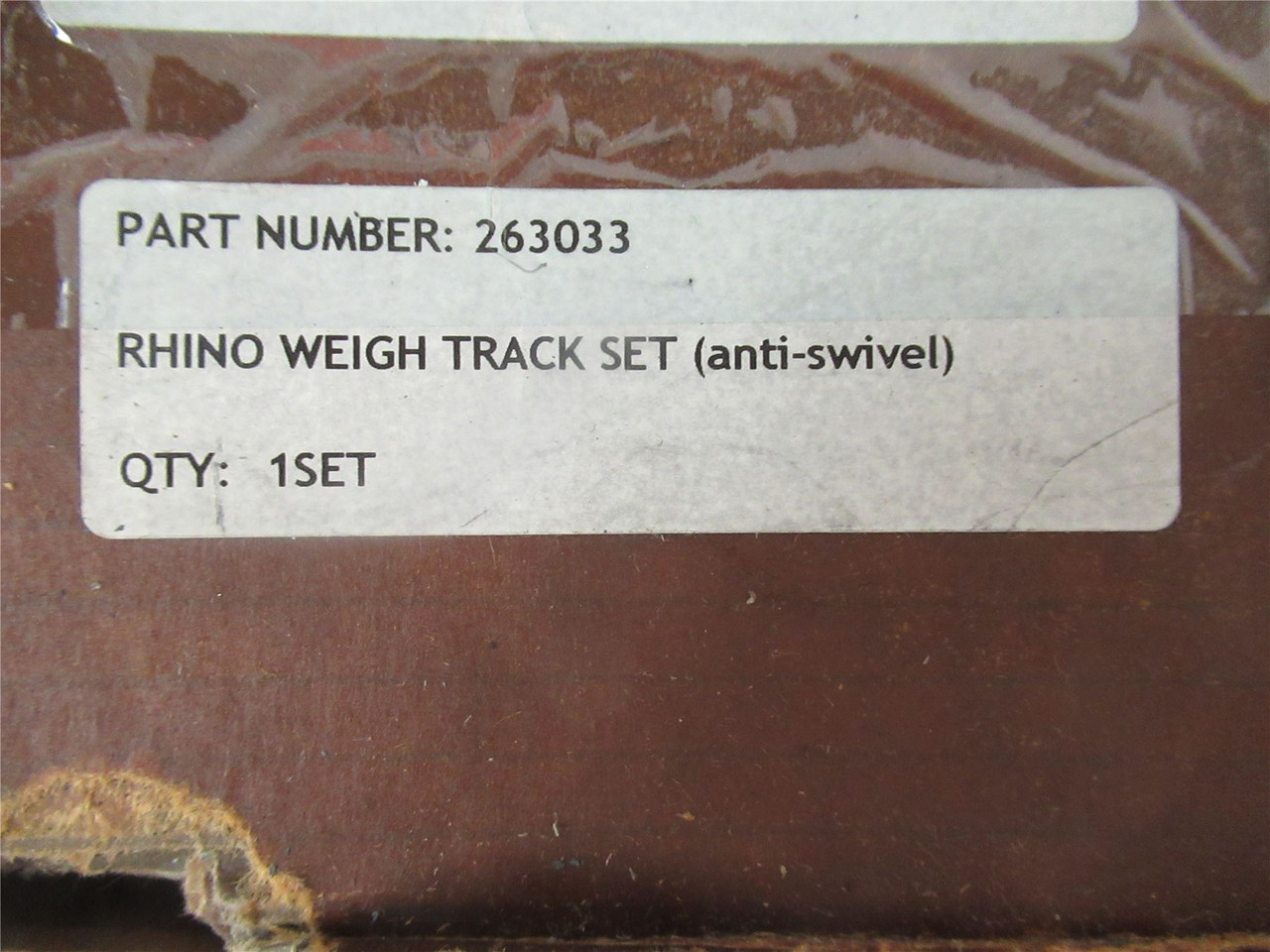 Rhino 263033; Weigh Track Set (anti swivel)